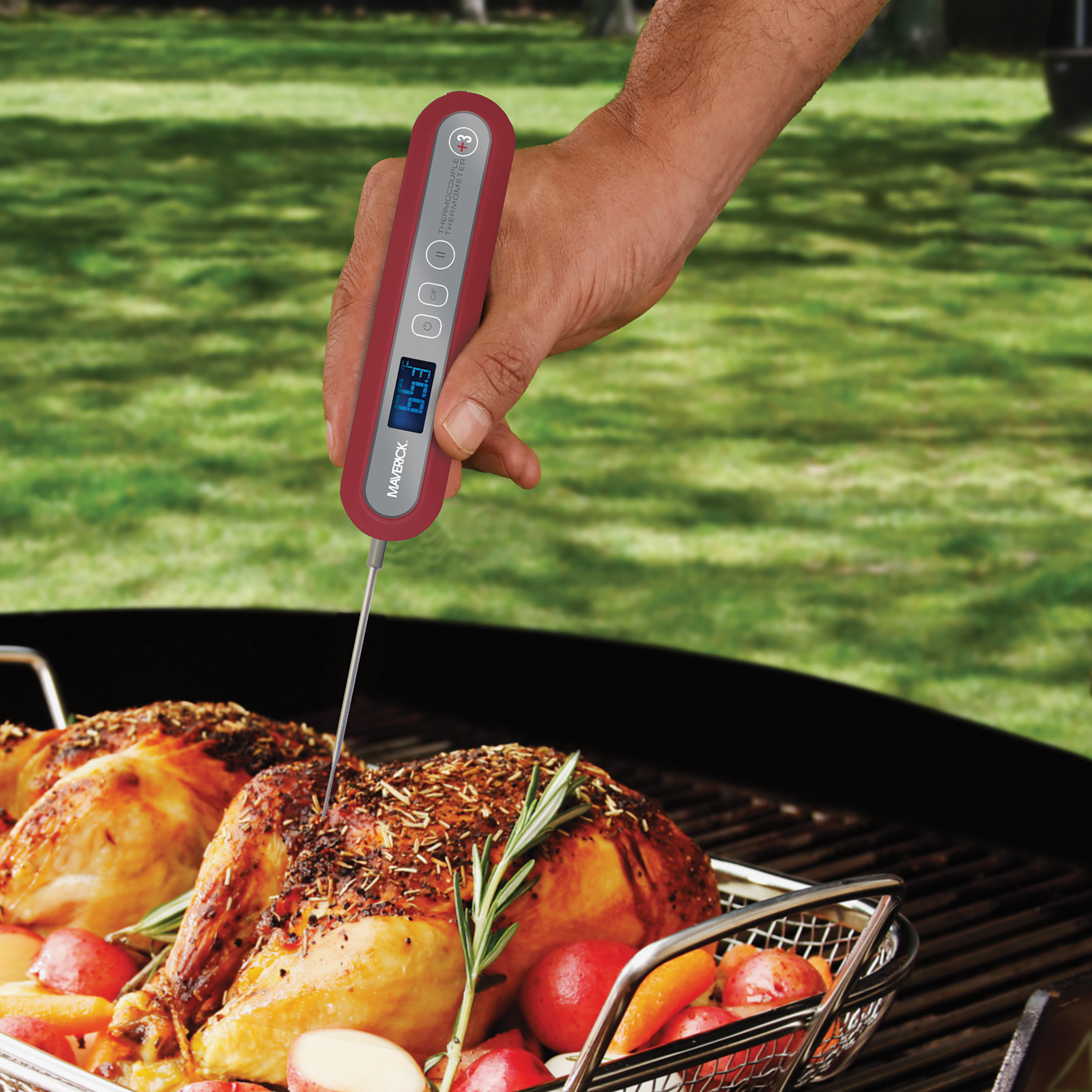Big Green Egg Instant Read Thermometer with Bottle Opener