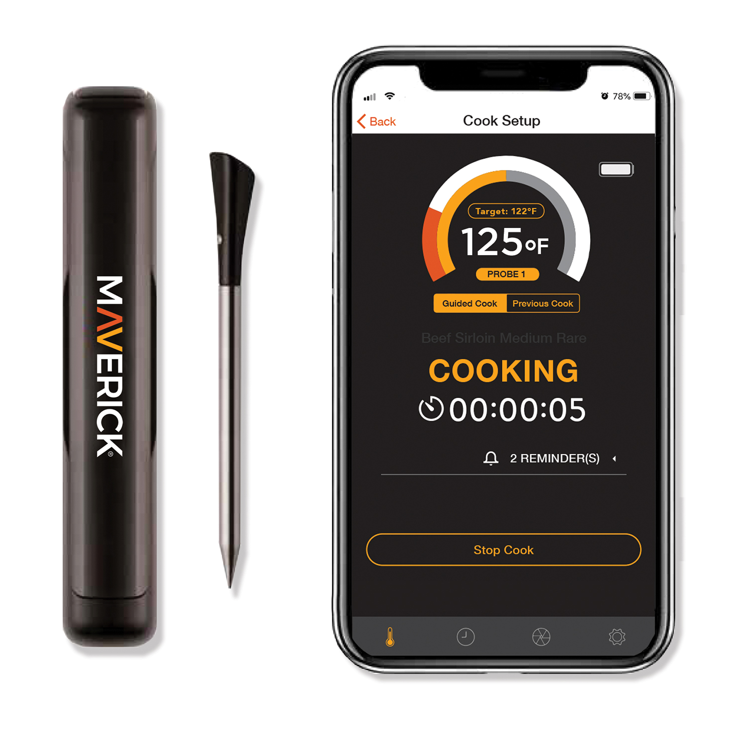 Wireless Meat Thermometer For Grilling And Smoking, Grill Smoker Bbq  Cooking Food Thermometer, Oven Safe, Grill Oven Thermometer With 4 Meat  Probes, Bbq Thermometer For Smoker Oven Cooking Beef Turkey, Kitchen  Accessaries 