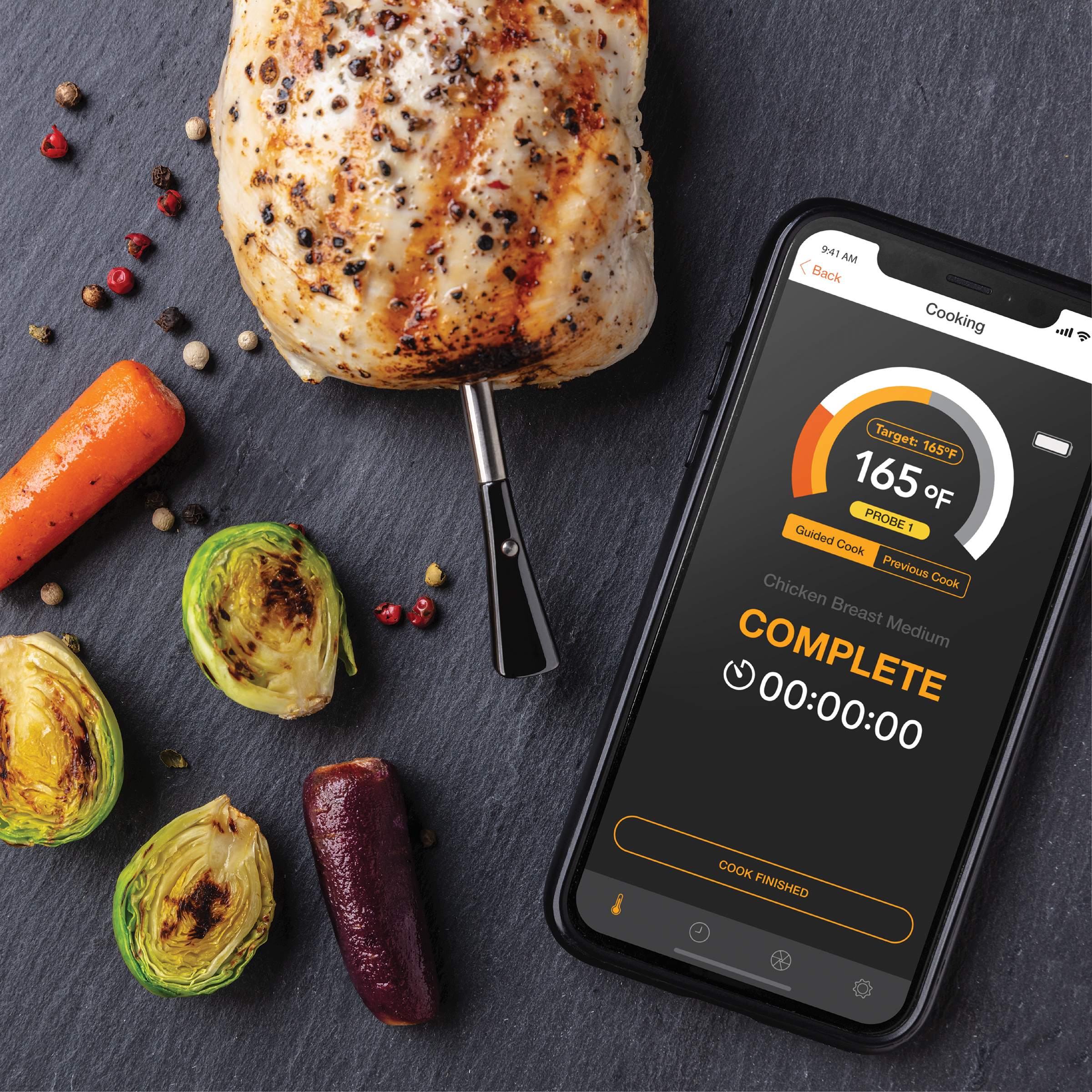 Wireless BBQ Thermometer Talks Back, Enables Multi-Task Cooking