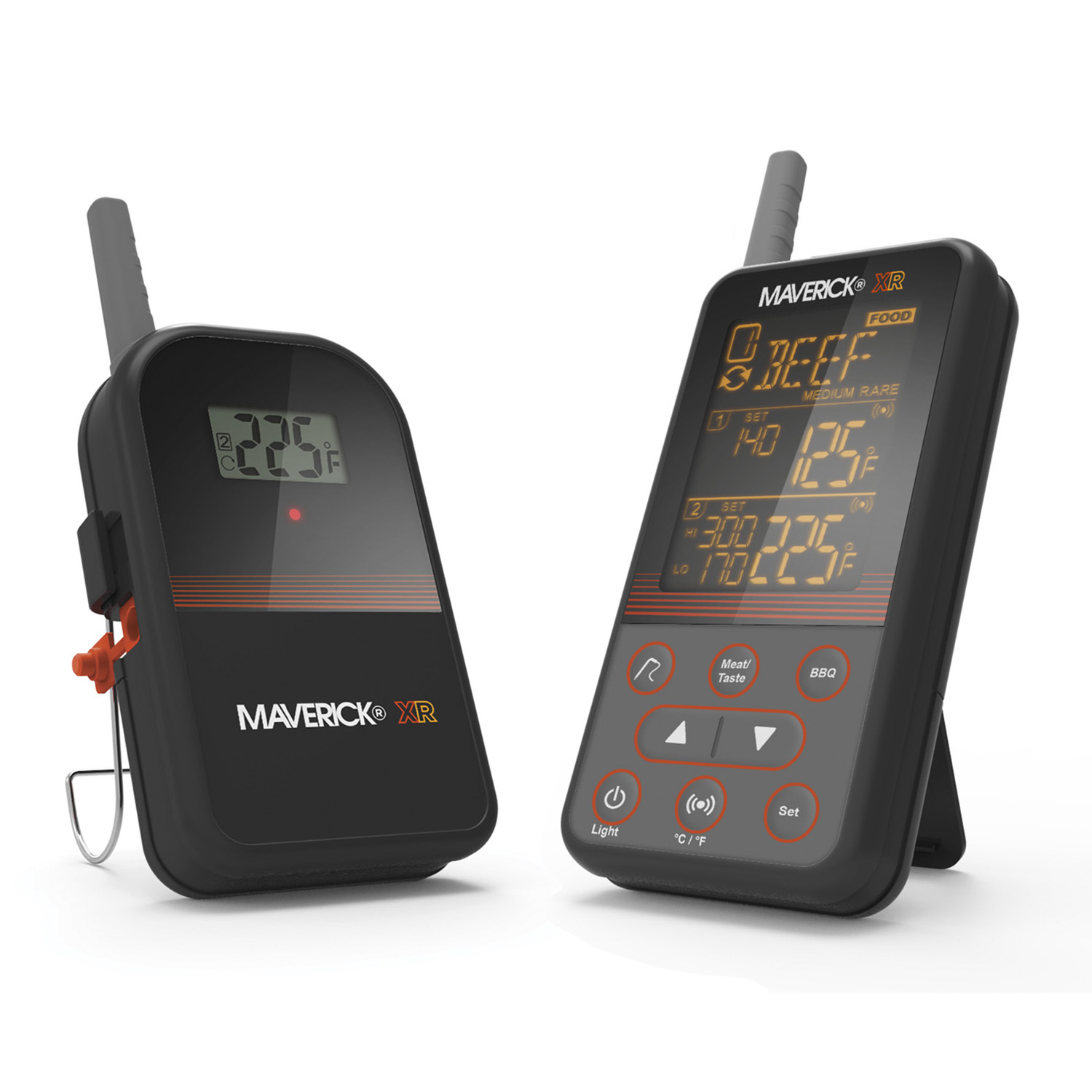 Maverick Long Range Wireless Dual Probe BBQ Smoker Meat Thermometer - Bed  Bath & Beyond - 12078966