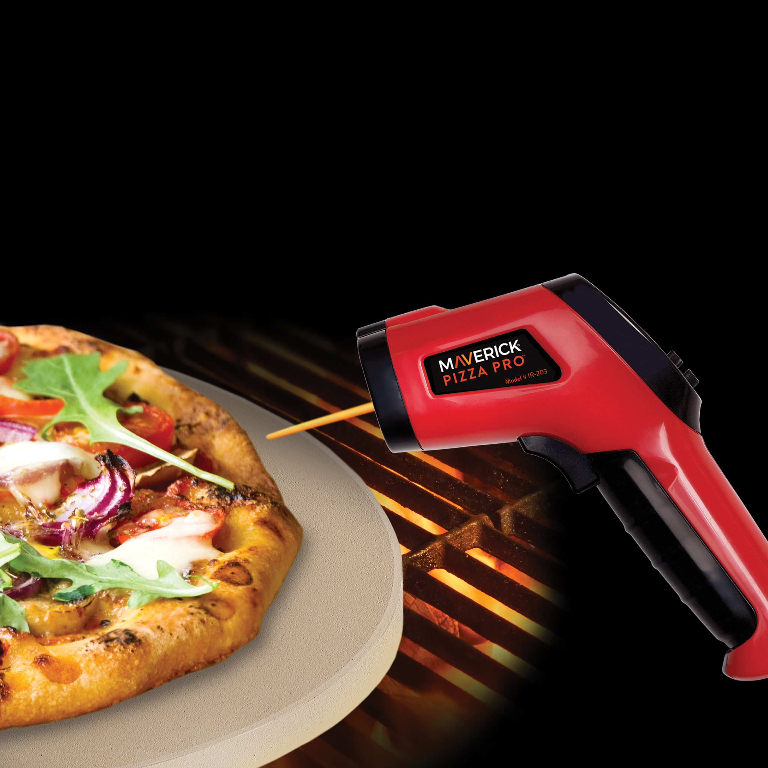 Pizza Oven Temperature  Infrared Temperature Gauge